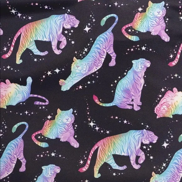 Blackmilk “Rainbow Tiger Scoop Skater Dress” Size Medium M NWT - Picture 5 of 12